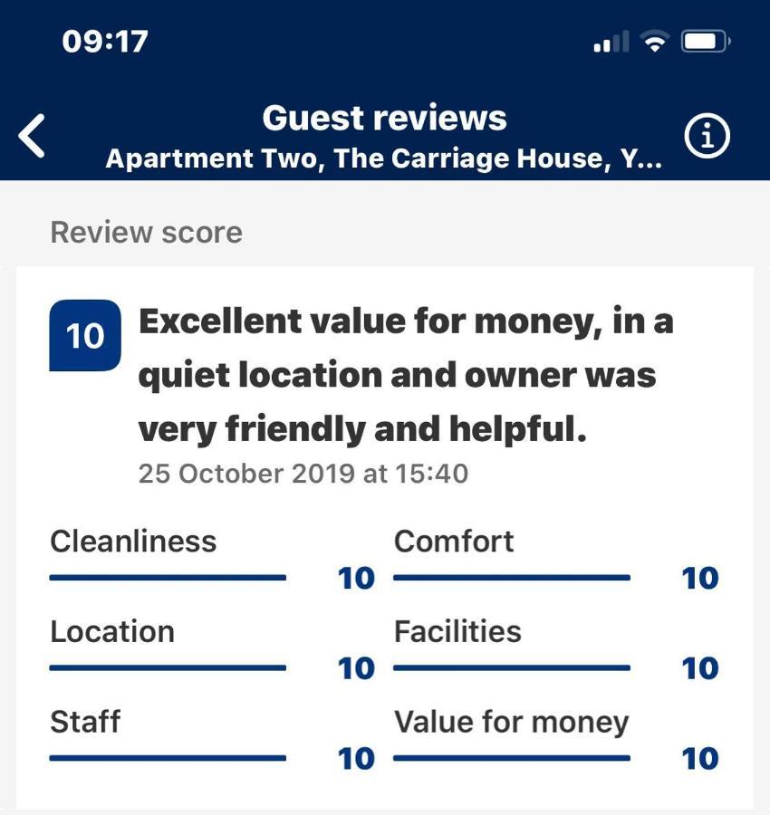 Apartment Two, The Carriage House, Bilbrough, York Ngoại thất bức ảnh